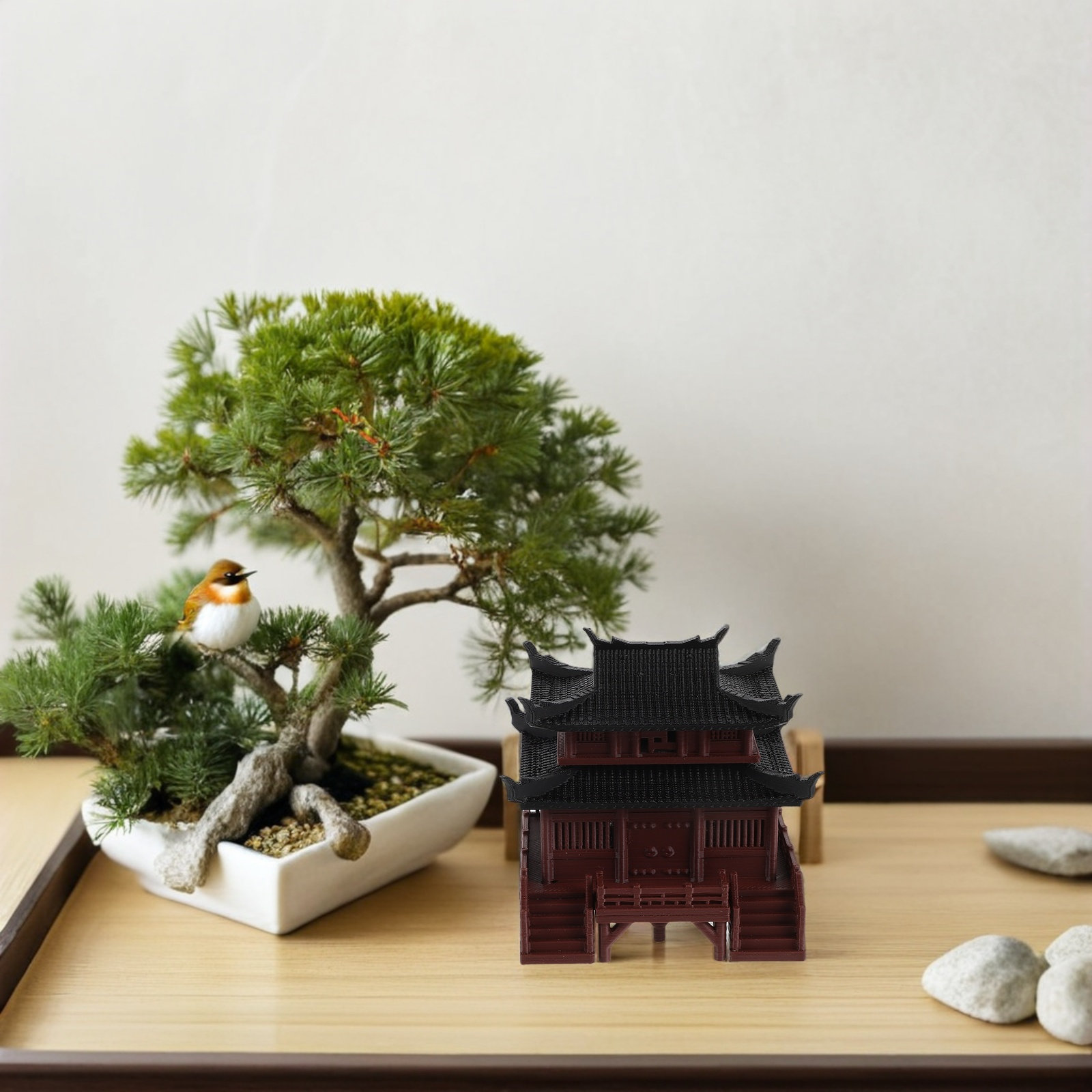 Up Bonsai Garden - Mini Ornamento Luminoso a Forma di