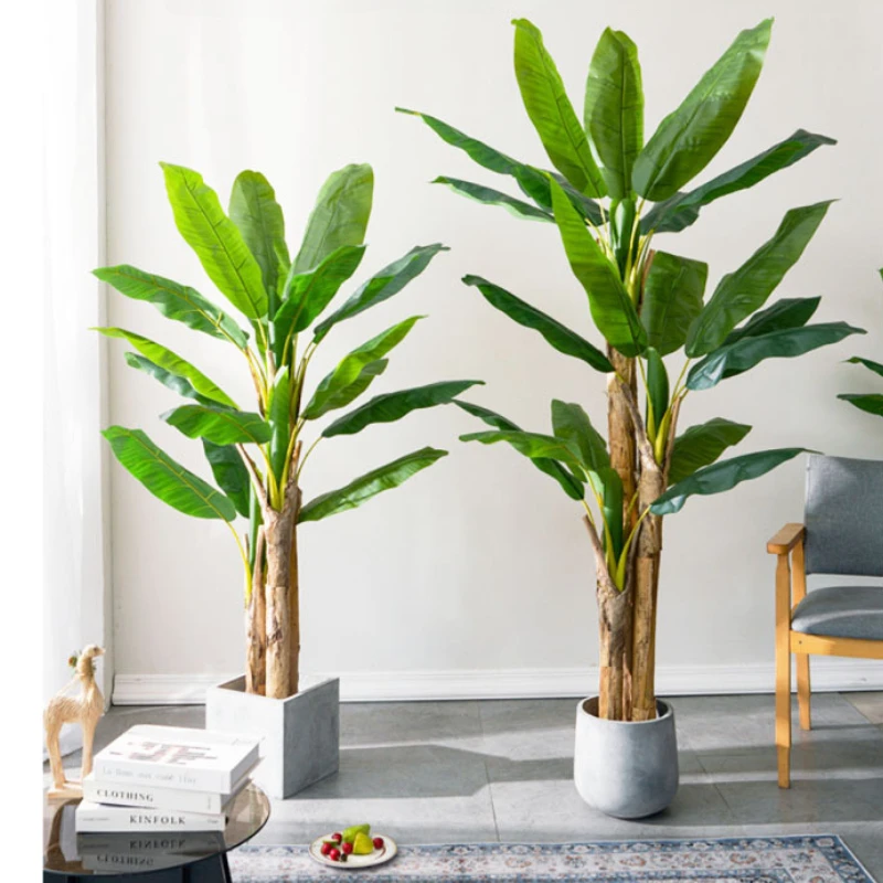 Bonsai Garden Restaurant - Albero di Banano Artificiale Grande 180cm/210cm,