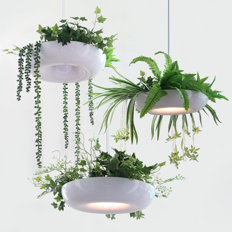 Bonsai Garden Restaurant - Lampadario a sospensione LED in alluminio