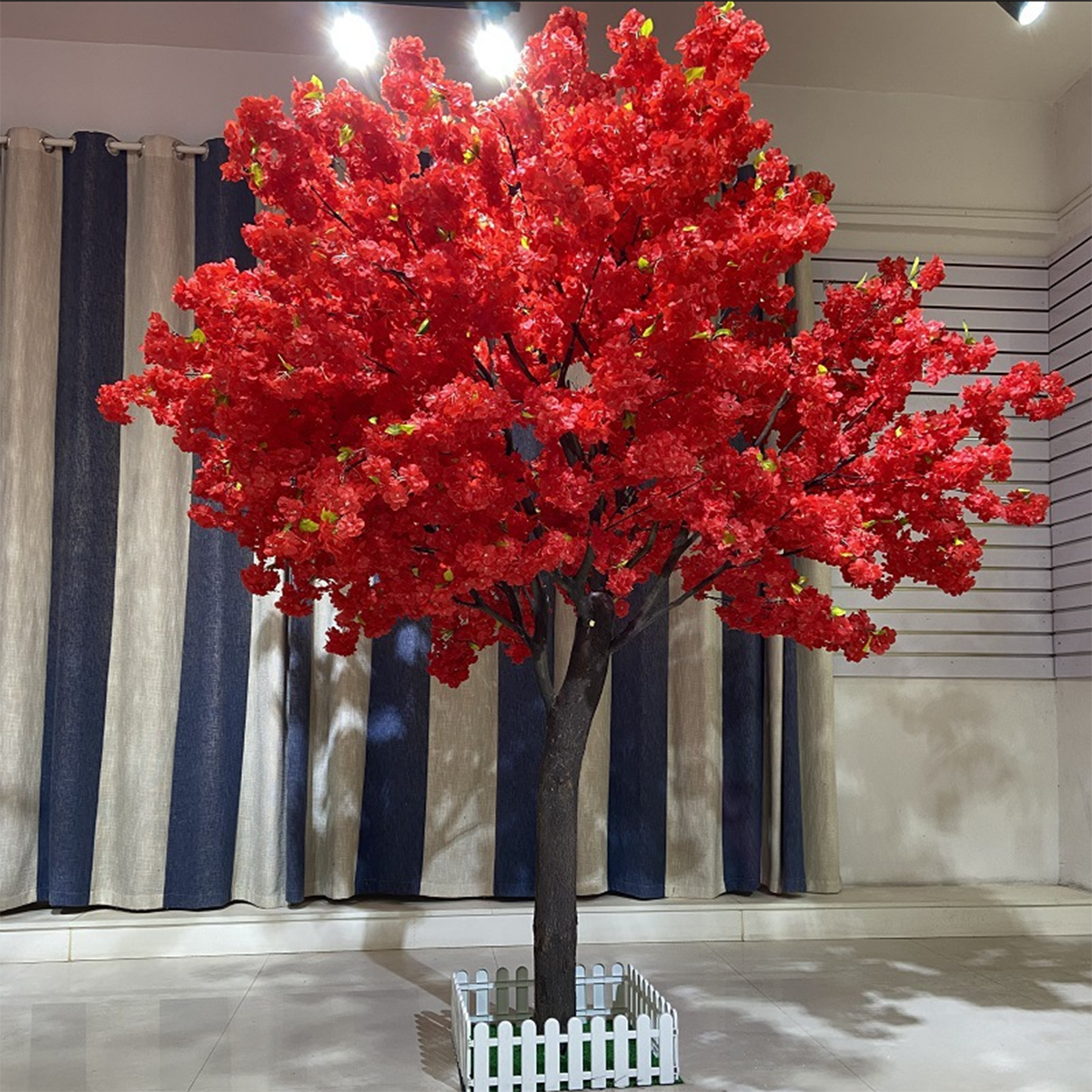 Bonsai Garden Shop - Albero di ciliegio artificiale rosso per