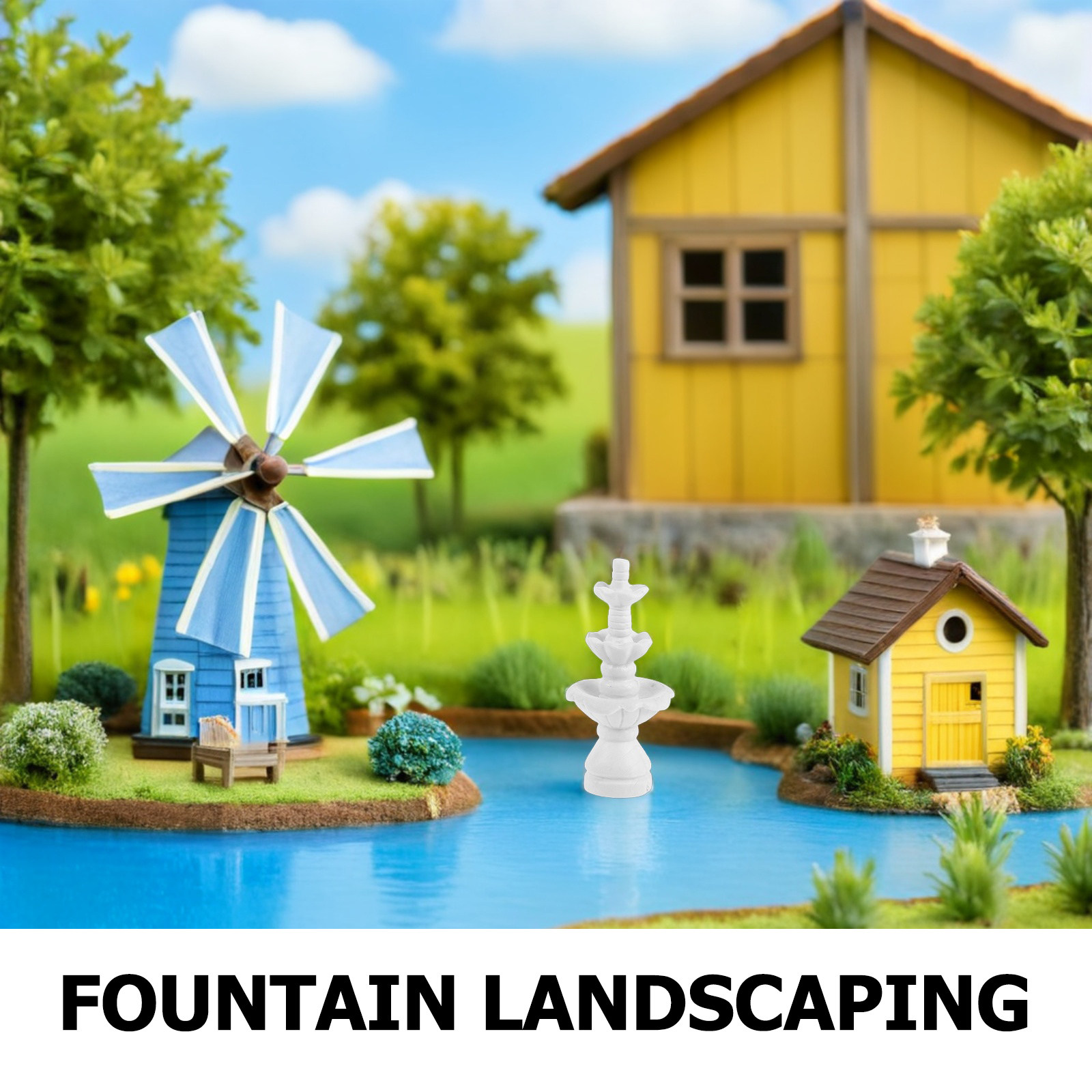 5 Pezzi Fontana Miniatura per  - Bonsai Garden Fountain recensione e prezzo