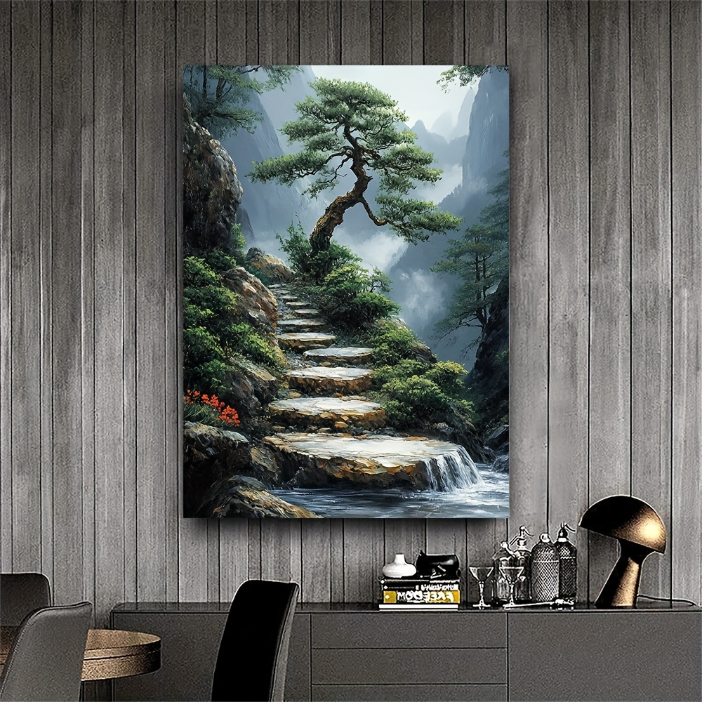 Opera d'arte su tela Zen Garde - Bonsai Vertical Garden recensione e prezzo