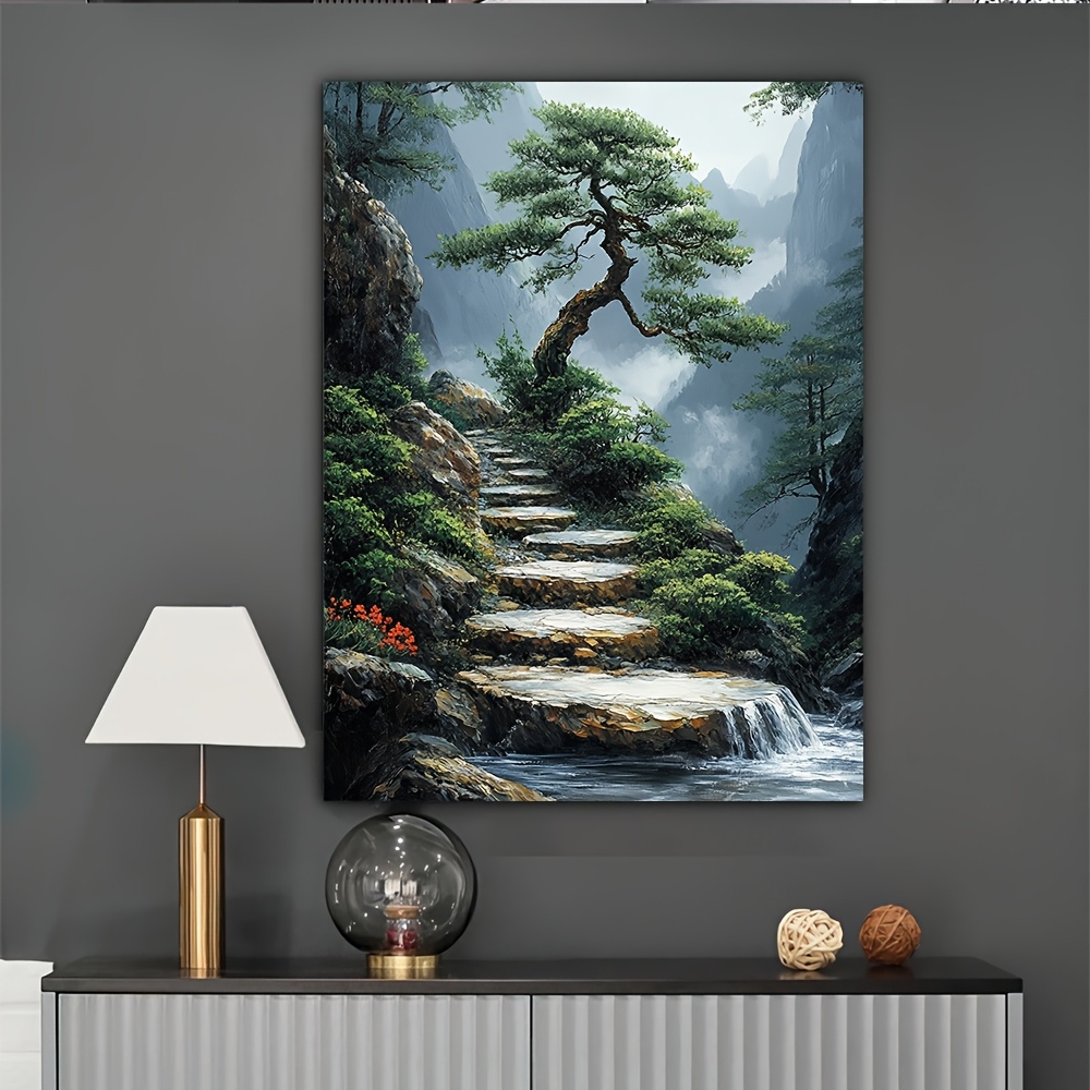 Opera d'arte su tela Zen Garde - Bonsai Vertical Garden recensione e prezzo