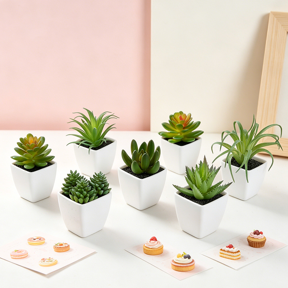 Set di 6 Piante Succulente Art - Bonsai Garden Restaurant recensione e prezzo