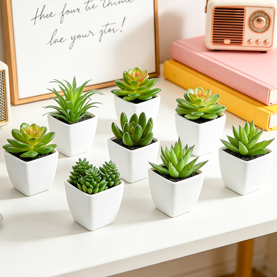 Set di 6 Piante Succulente Art - Bonsai Garden Restaurant recensione e prezzo