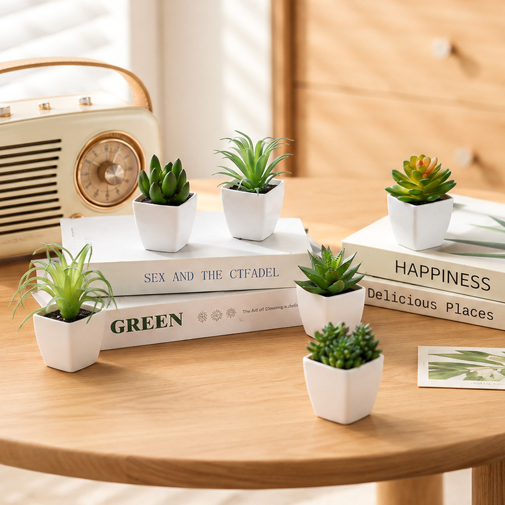 Set di 6 Piante Succulente Art - Bonsai Garden Restaurant recensione e prezzo